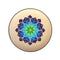 Colorful Mandala Wall Art - Lotus Mandala Wall Plate Decor - Peacock Hues - Spiritual Home Decor - House Warming or Grihapravesh Gift - Free Shipping India - Buy Online